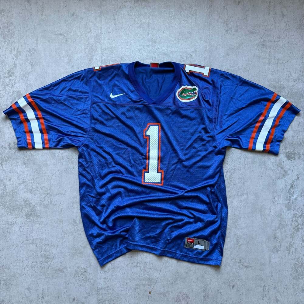 Vintage Nike Florida Gators Football Jersey Size L Blue #1